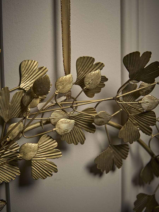 Ginkgo Leaf Wreath