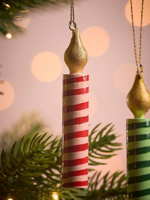 Three Hanging Candle Decorations
