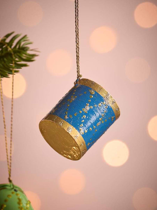 Three Hanging Christmas Drums