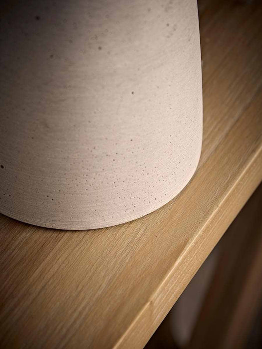 Tall Stone Look Candle Holder