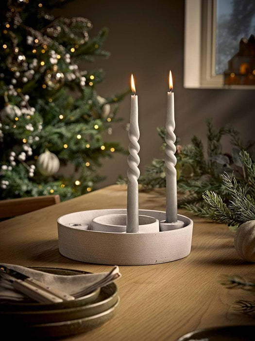 Stone Look Candle Stand