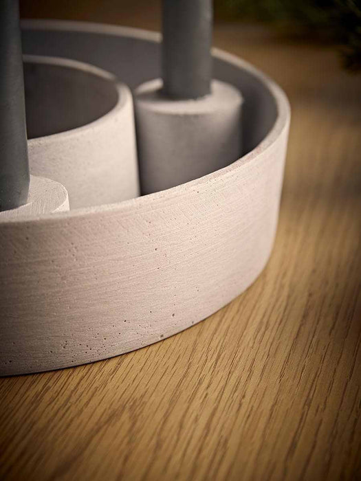 Stone Look Candle Stand