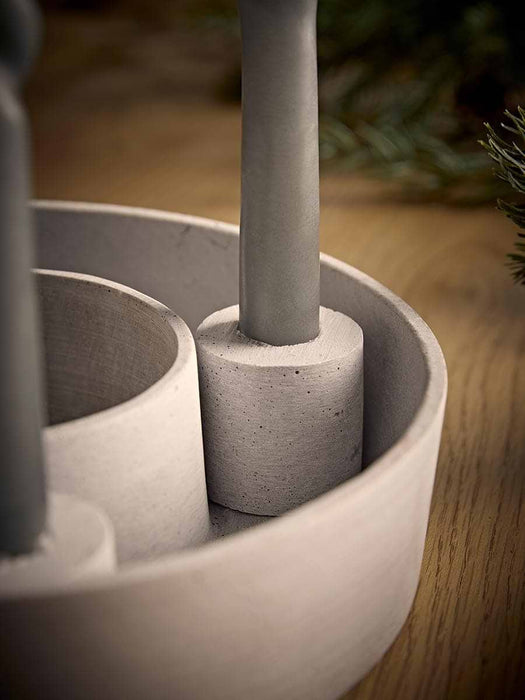 Stone Look Candle Stand