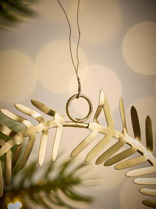 Three Hanging Brass Wreathes