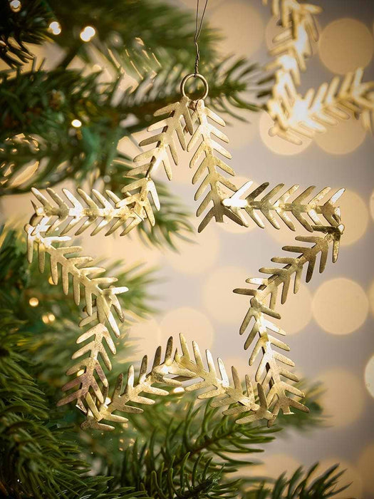 Three Hanging Brass Stars