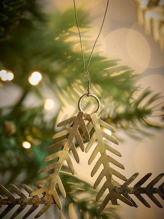 Three Hanging Brass Stars
