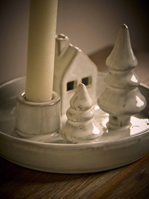 Ceramic Woodland Tealight Holder