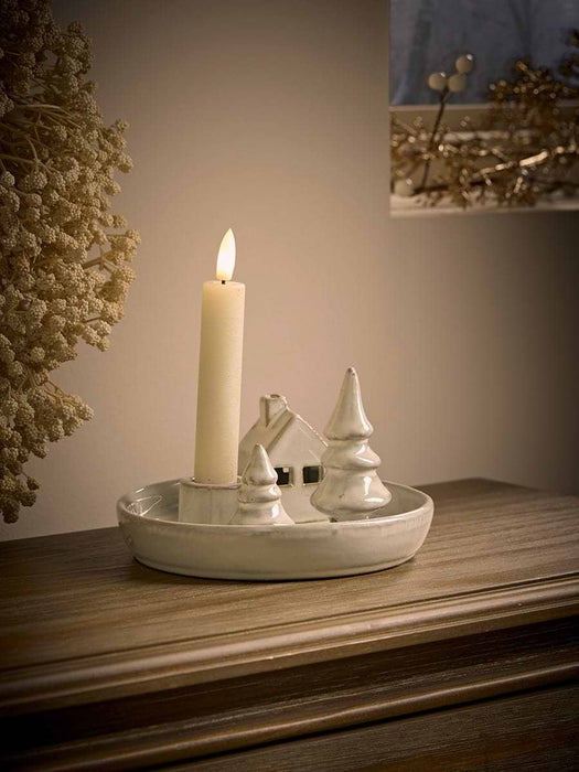 Ceramic Woodland Tealight Holder