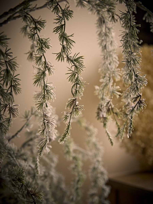 Frosted Woodland Pine Cone Stem