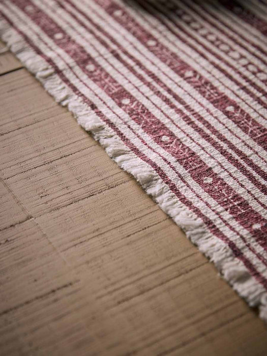 Christmas Stripe Runner - Red