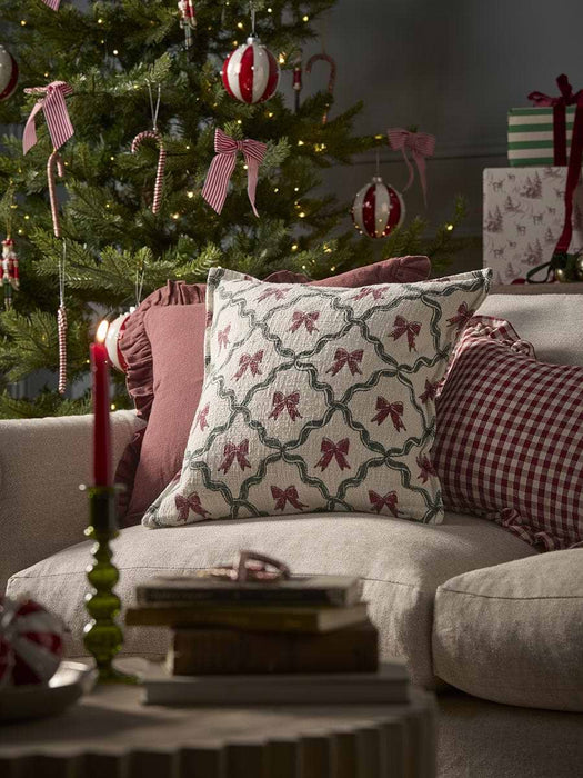 Trellis & Bow Cushion