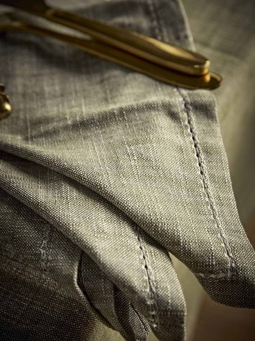 Four Cotton Napkins - Olive
