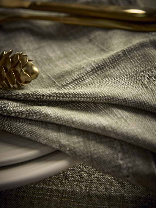 Four Cotton Napkins - Olive