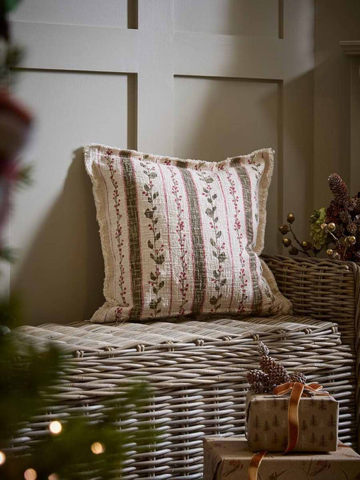 Holly Berry Square Cushion