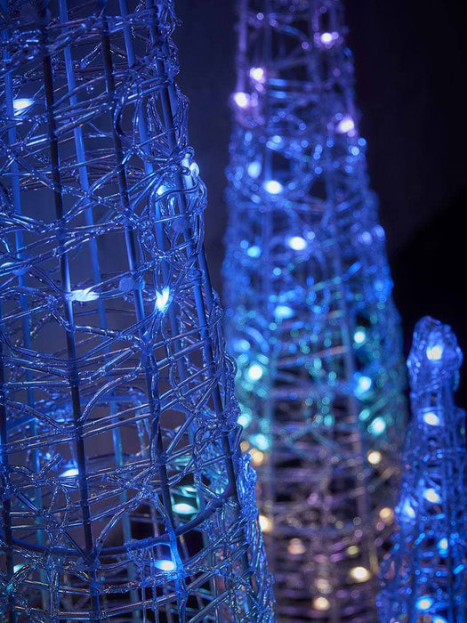 Colour Changeable Remote Controlled Cone Trees - Large