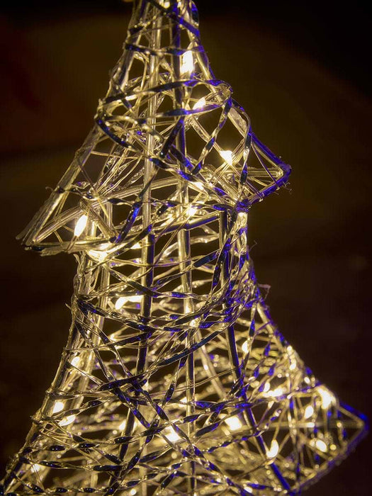 Twisted Wire LED Light Up Christmas Tree