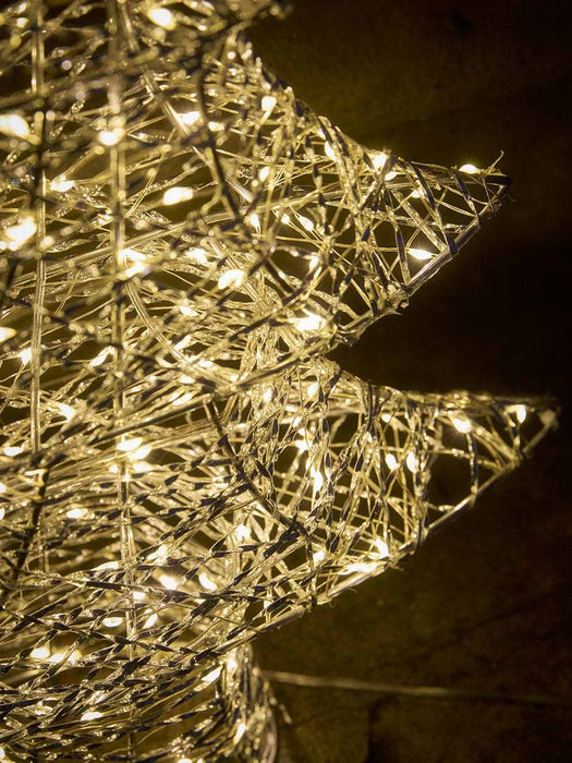 Twisted Wire LED Light Up Christmas Tree