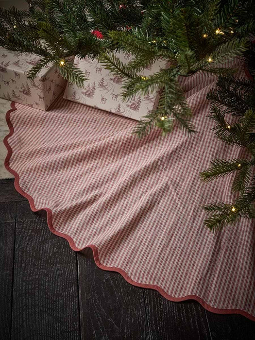 Ticking Stripe Tree Skirt
