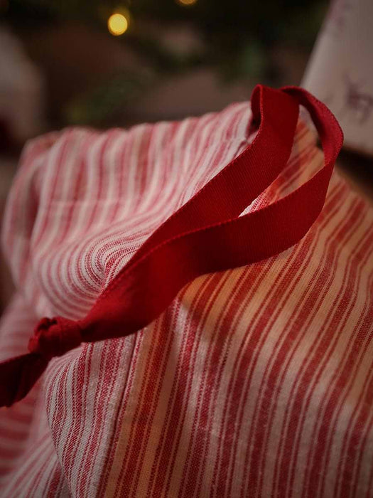 Ticking Stripe Christmas Sack