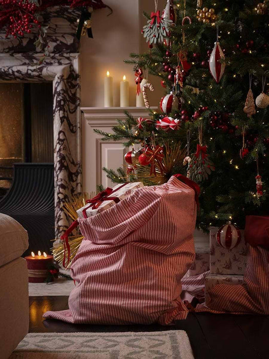 Ticking Stripe Christmas Sack