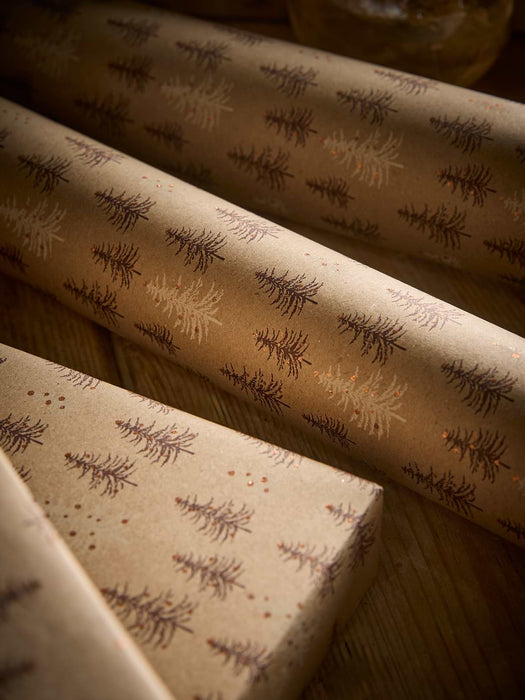 Glittered Forest Wrapping Paper - 5m