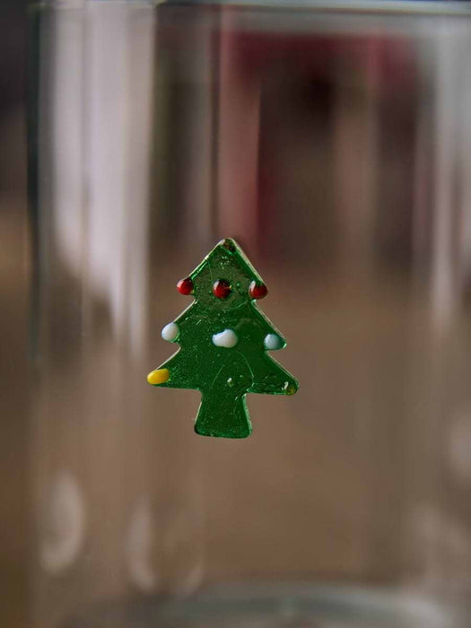 Six Christmas Icon Glasses