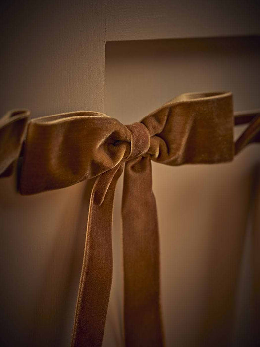 Velvet Bow Garland - Toffee 2m