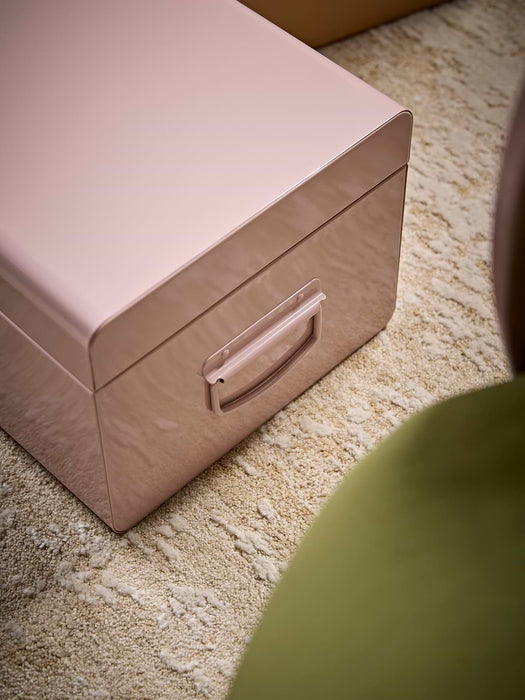 Two Metal Storage Boxes