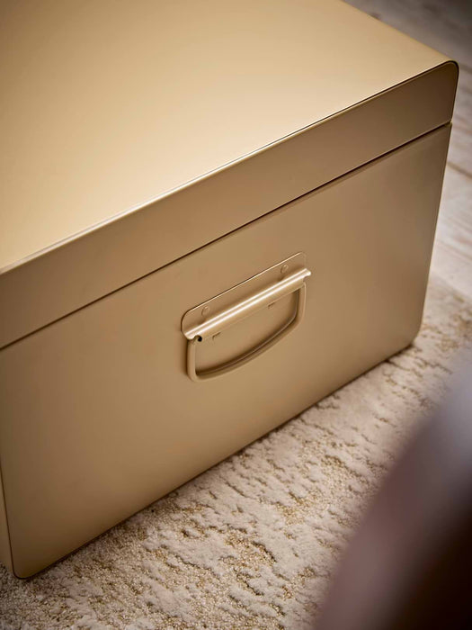 Two Metal Storage Boxes