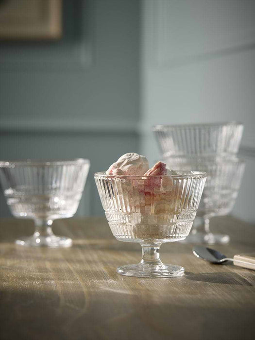 Four Ridged Dessert Bowls