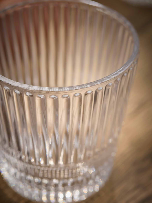 Four Ridged Tumblers