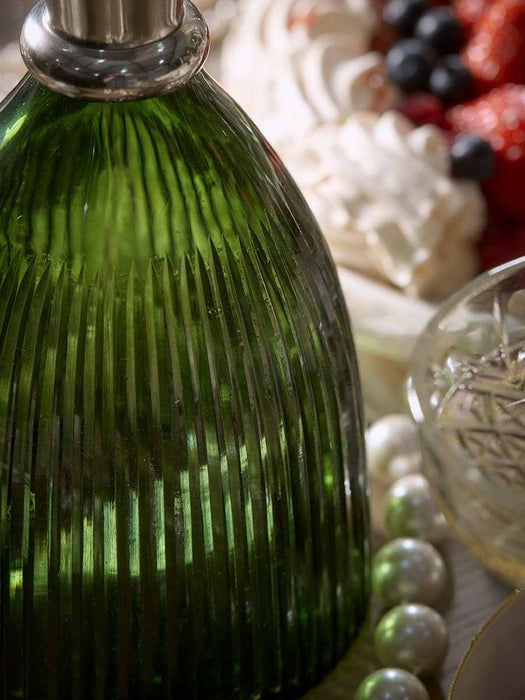 Green Glass Decanter