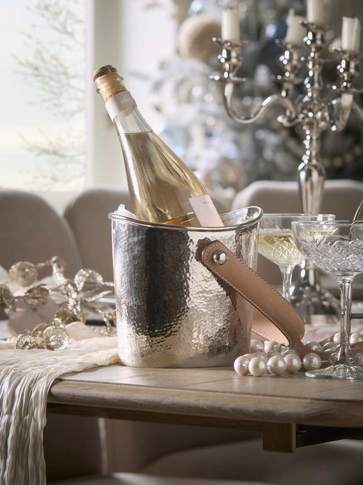 Hammered Metal Champagne Cooler - Small