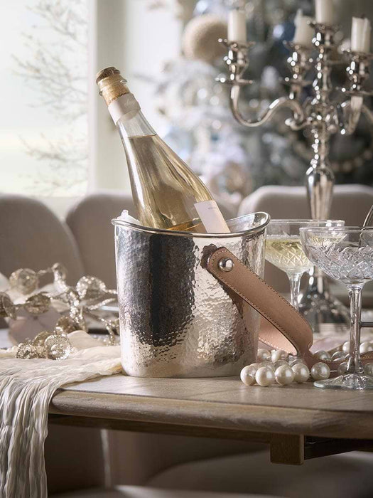 Hammered Metal Champagne Cooler - Small