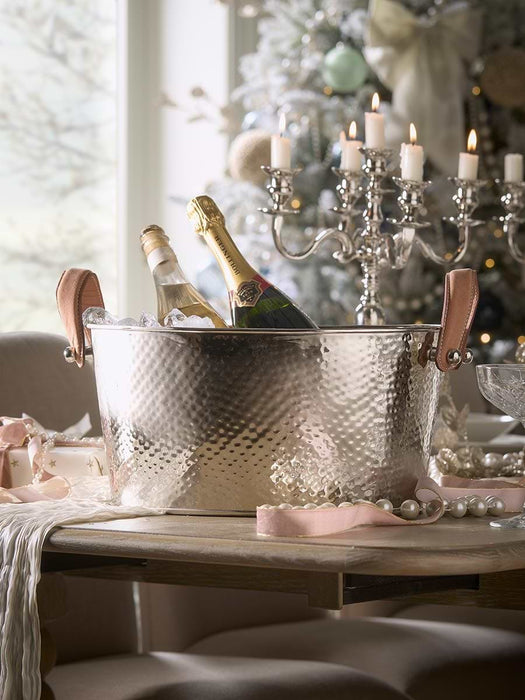 Hammered Metal Champagne Cooler - Large