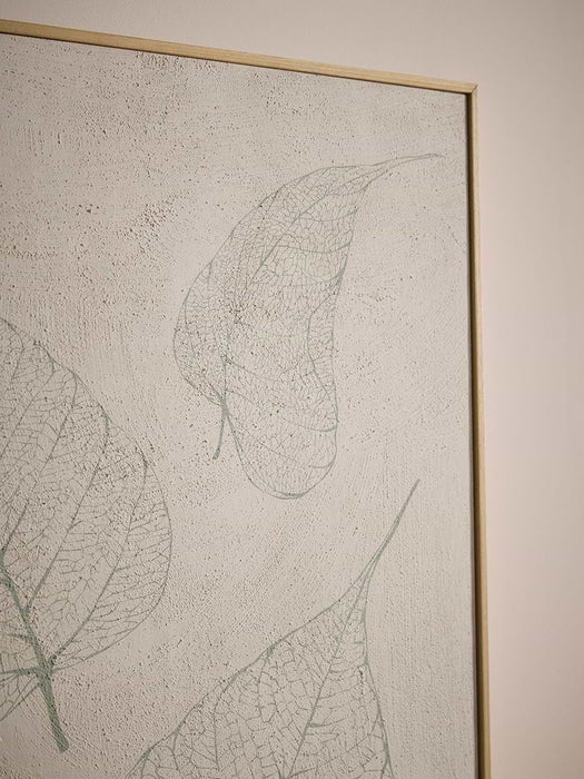 Skeleton Leaves Framed Canvas