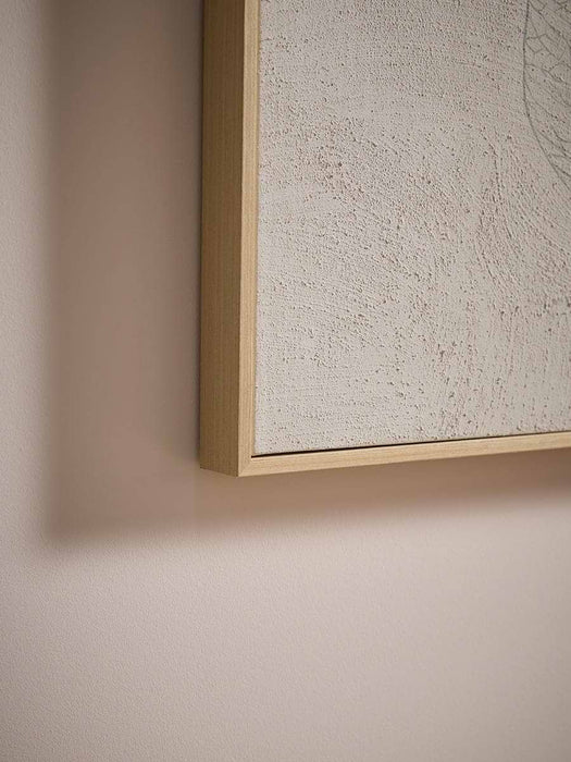 Skeleton Leaves Framed Canvas