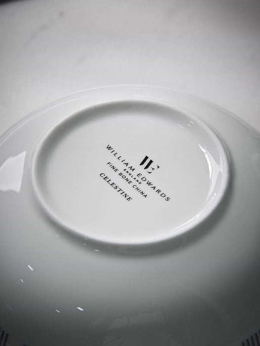 Striped Bone China Dinner Plate