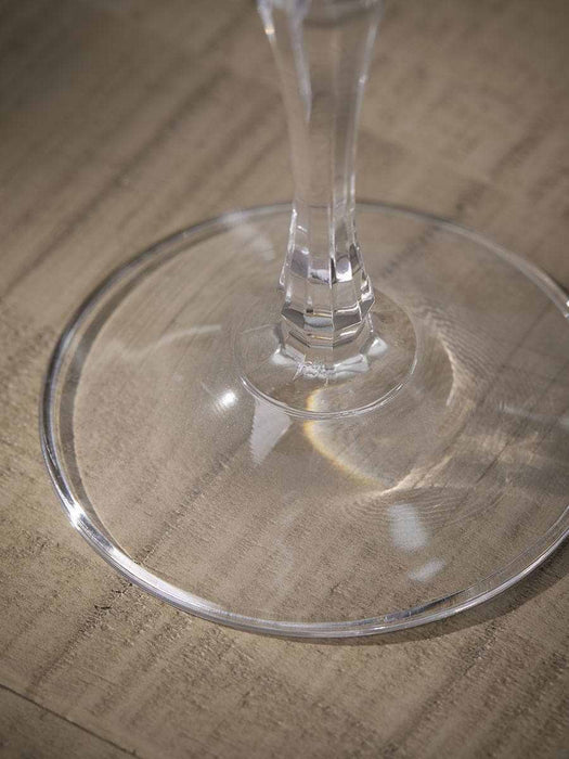 Four Filigree Crystal Wine Glasses