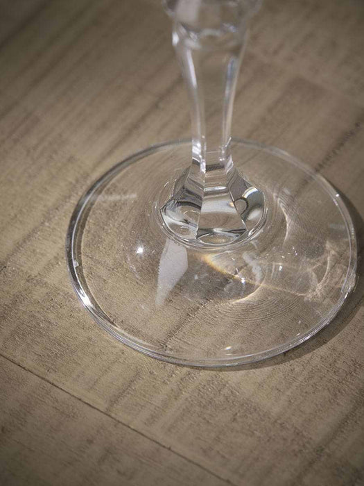 Four Filigree Crystal Champagne Glasses