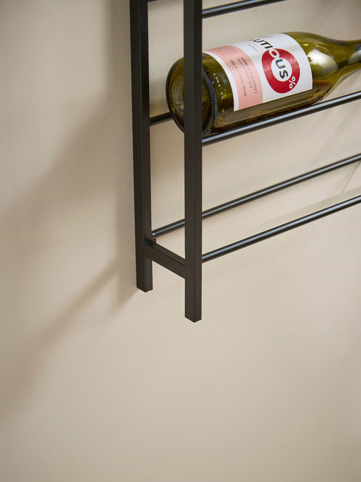Industrial Wall Mounted Wine Rack - Large