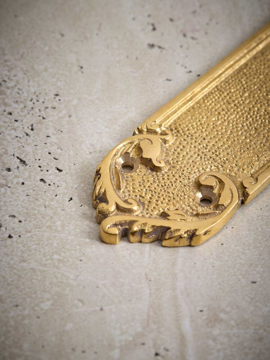 Finger Plate - Solid Brass