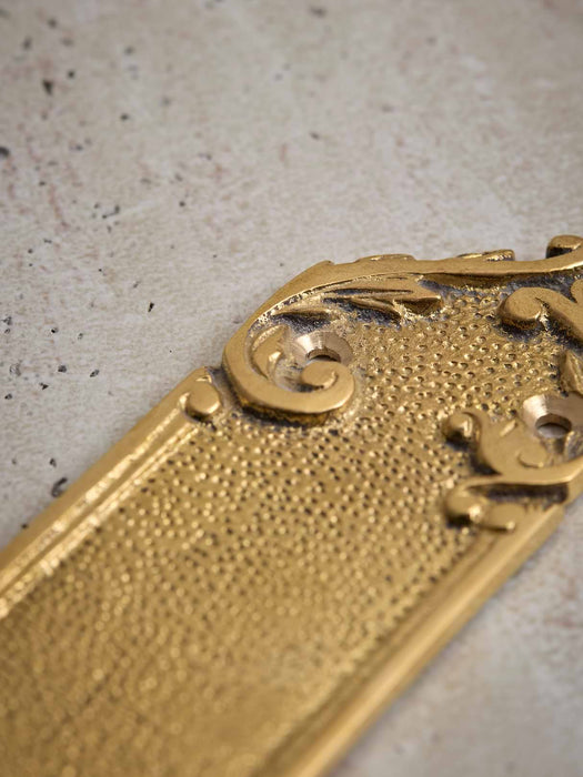 Finger Plate - Solid Brass
