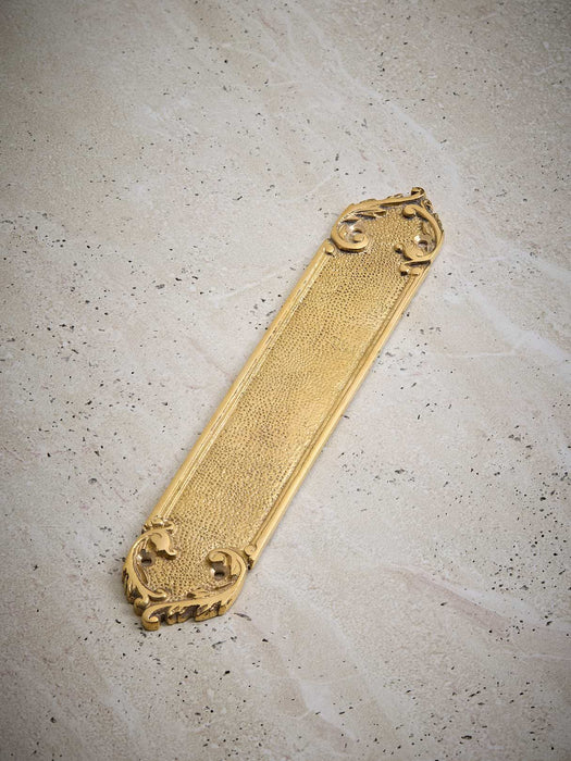 Finger Plate - Solid Brass
