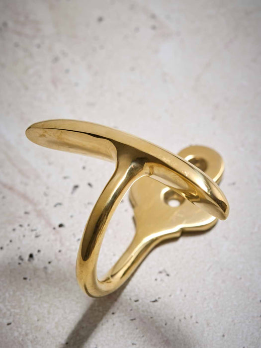 Coat Hook - Solid Brass