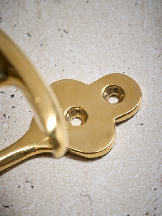 Coat Hook - Solid Brass
