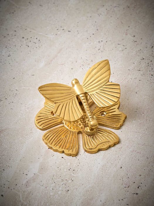 Dragonfly Door Knocker - Solid Brass