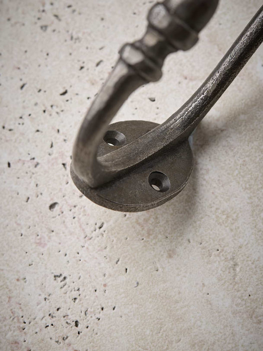 Painted Ceramic Double Coat Hook