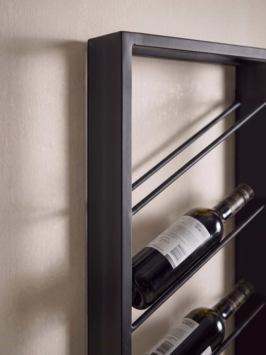 Metal Chevron Wine Rack - Small
