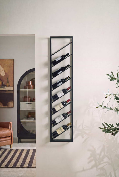 Metal Chevron Wine Rack - Small